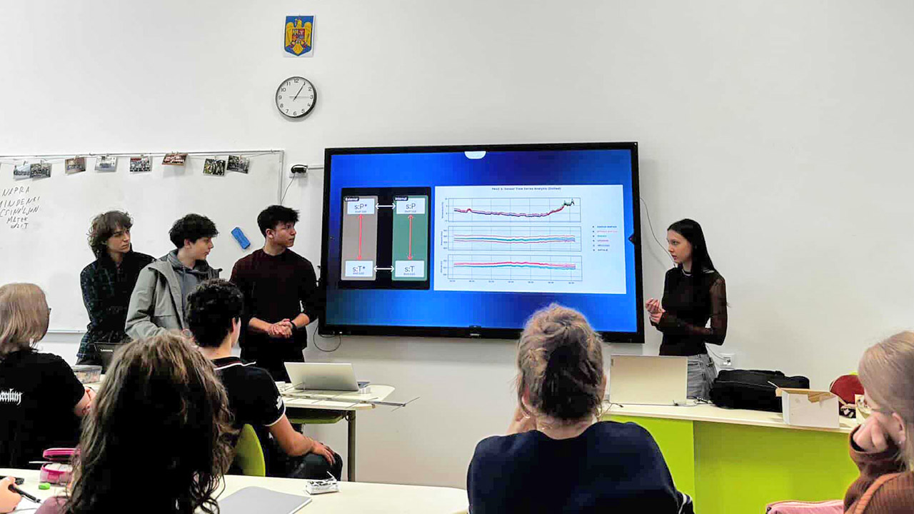 Presentation in class X. B